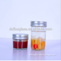 4oz custom made facny glass strawberry jam sauce jar tomato sauce jar small mason packaging bottles